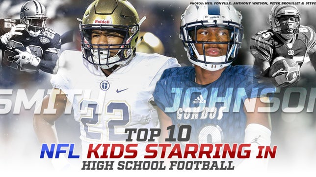National football editor Zack Poff takes a look at the Top 10 high school football players who's fathers were NFL stars. The list includes the kids of Deion Sanders, Emmitt Smith, Marvin Harrison, Chad Ochocinco, and much more.