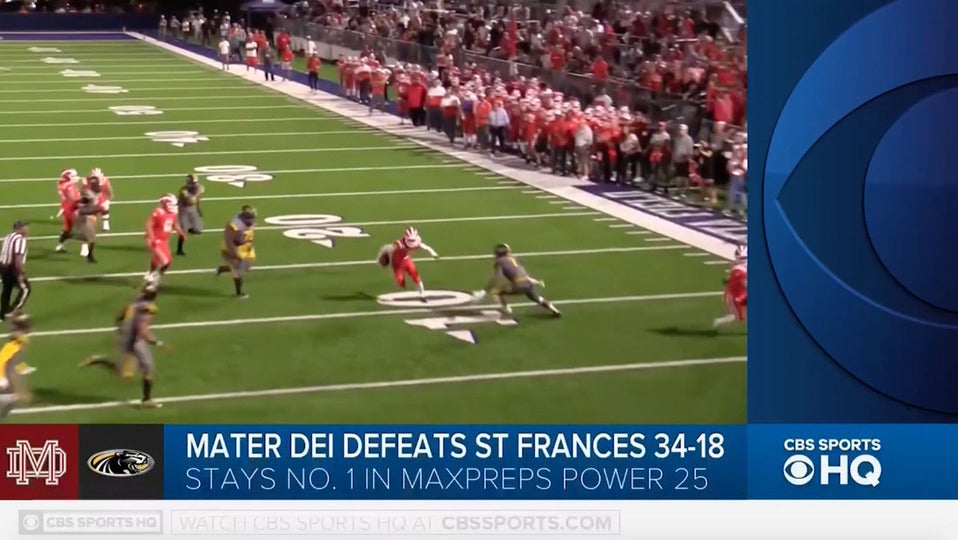 CBS HQ - No. 1 Mater Dei (CA)