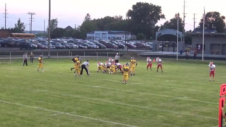 Kennedy Screen-Pass to Wilkins for 60 v North Huron