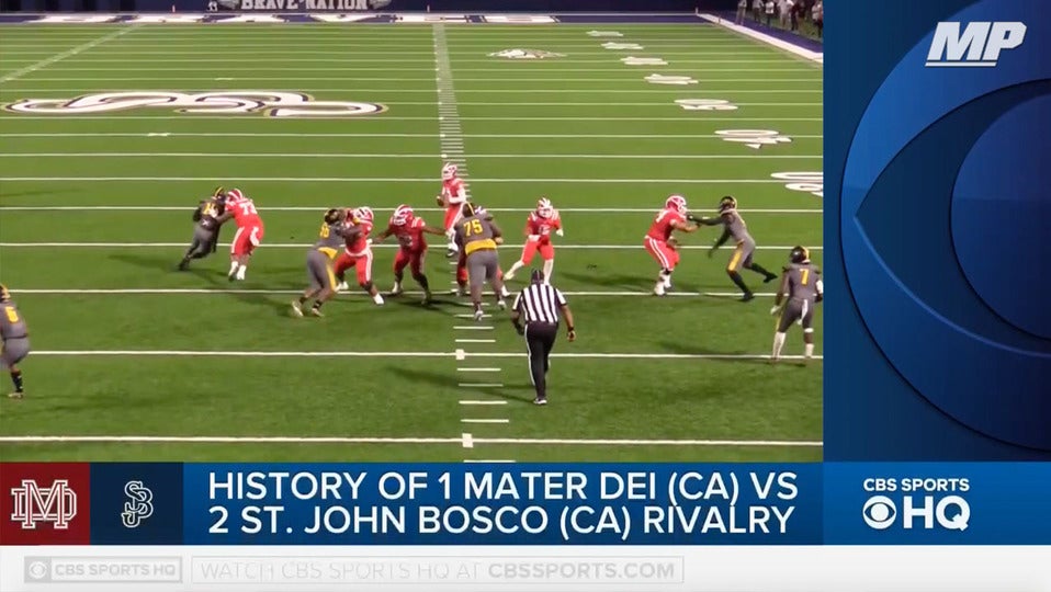 CBS HQ - No. 1 Mater Dei vs. No. 2 St. John Bosco breakdown