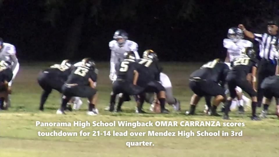 OMAR CARRANZA touchdown run