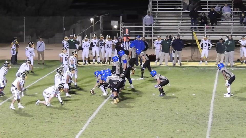 24 yard TD pass vs Canyon