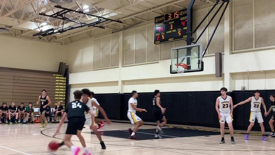 Steal, Fast Break, dish and score