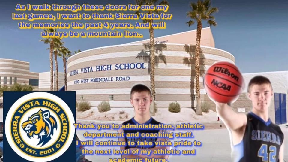 Senior night Sierra vista