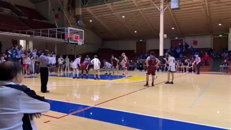 Stuart Hall Buzzer Beater!