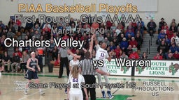 Chartiers Valley vs Warren 3-7-20  PIAA Playoff