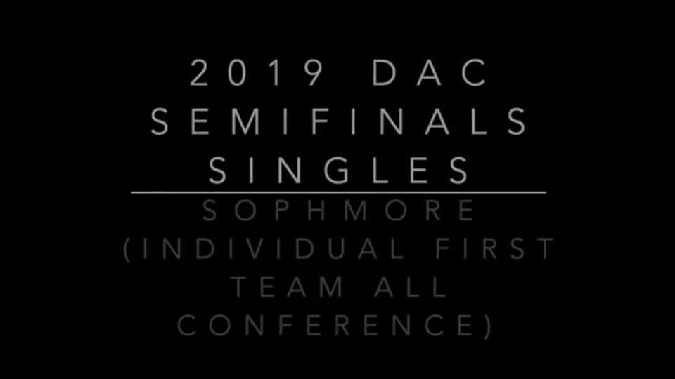 DAC Tennis Singles 2018-2019