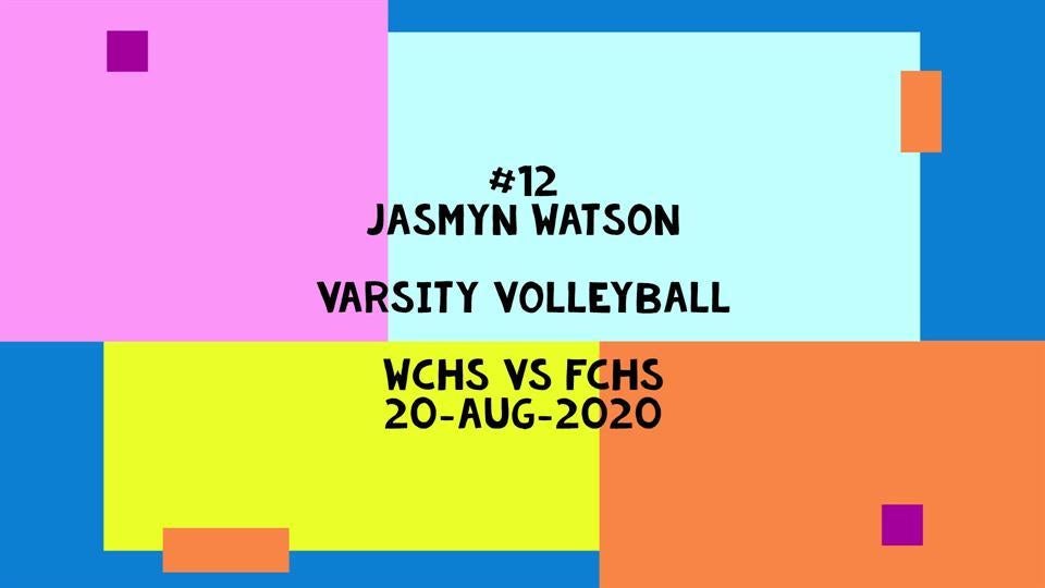 #12 Jasmyn Watson, Warren Central vs Franklin Central Varsity Volleyball