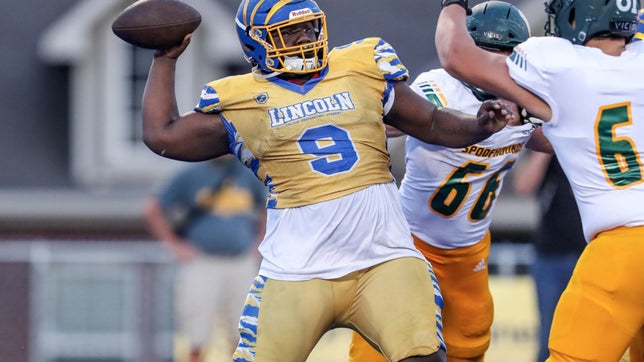 Senior season highlights of Lincoln College Prep's (MO) 3-star defensive tackle Howard Brown playing quarterback. He is a 2021 Iowa State commit.