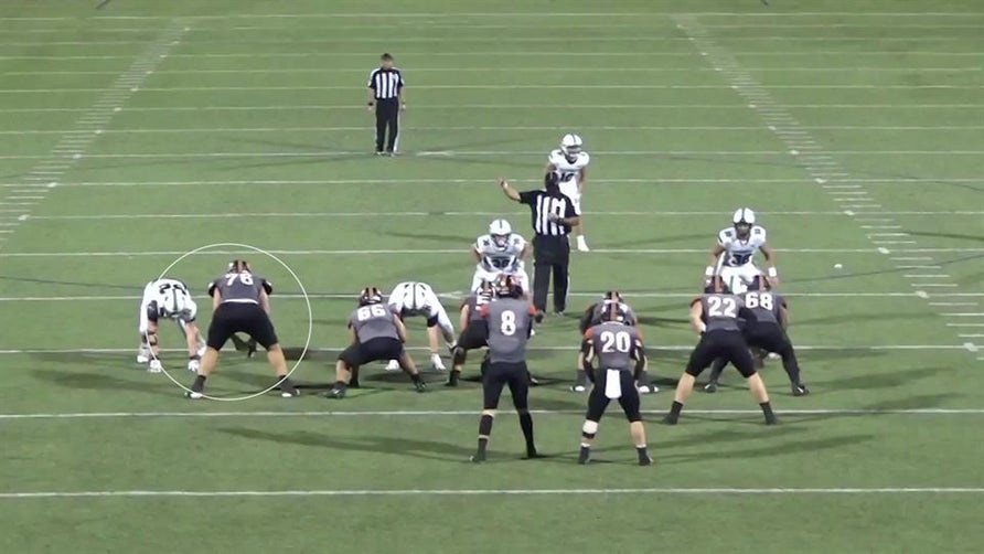 Rockwall offensive lineman Logan Cluff-Amperse is a beast at 6-foot-9, 330 poinds.