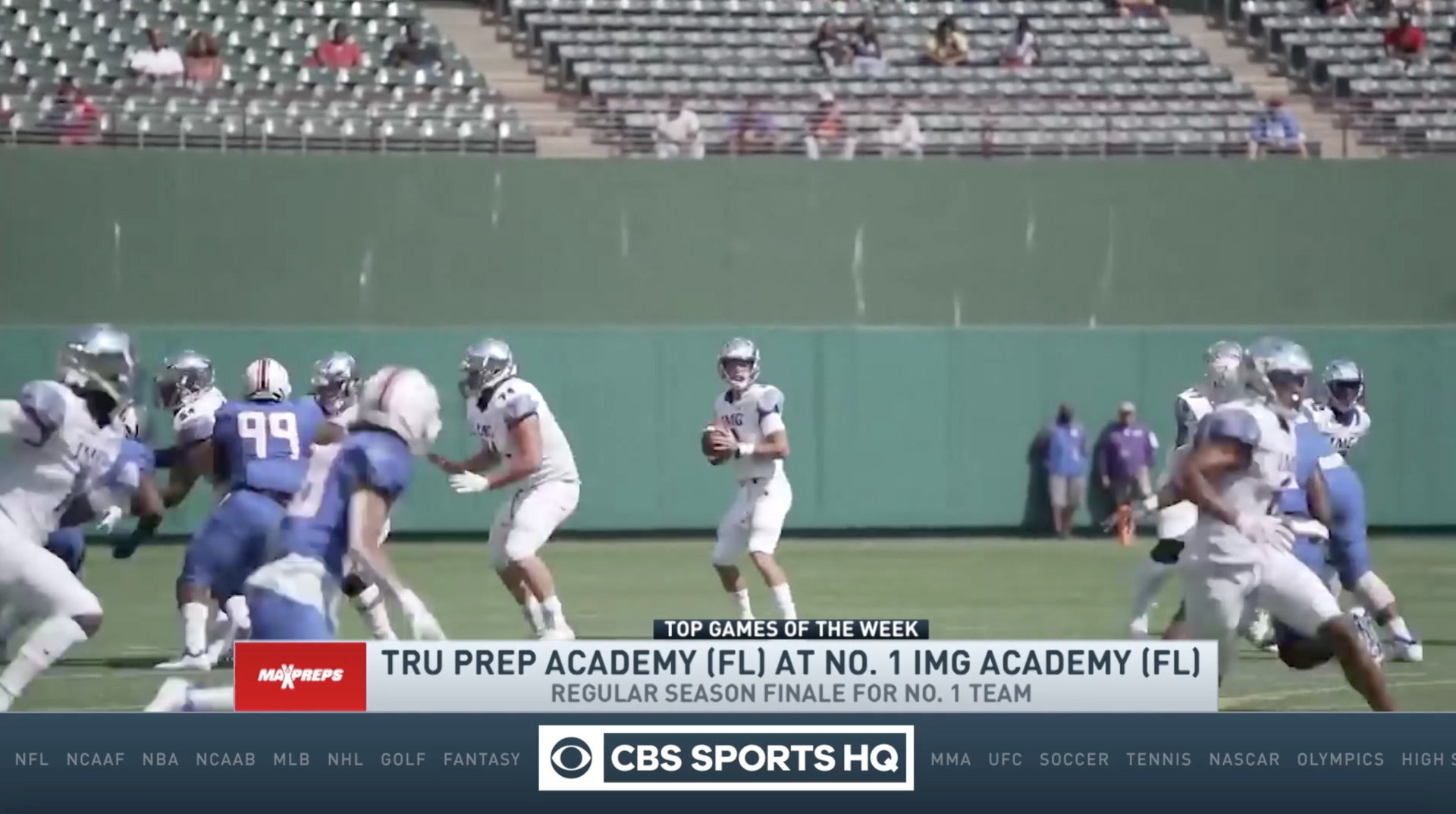 No. 1 IMG Academy closes out regular season on ESPNU