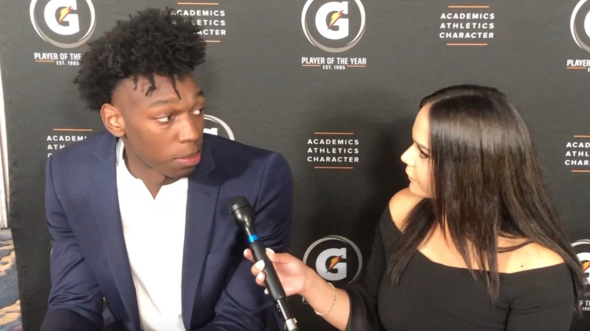 2020 NBA Draft prospect James Wiseman interview at Gatorade Player of the Year event