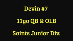 Junior Saints 2015 6th grade