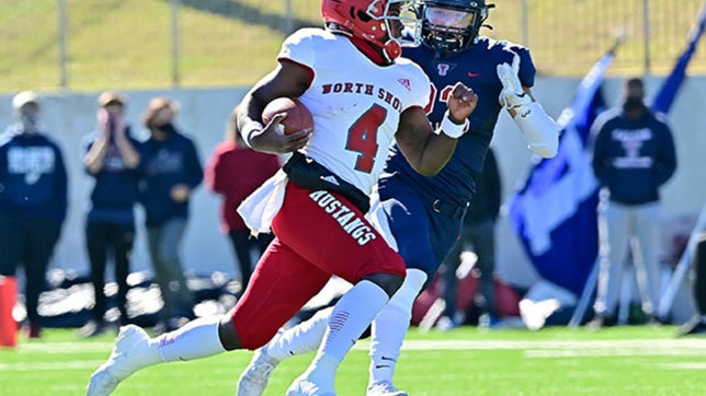 Highlights of No. 2 North Shore's 47-22 win over No. 21 Tompkins in the third round of the Texas 6A Division 1 playoffs.