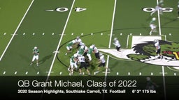 QB GRANT MICHAEL 2020 HIGHLIGHTS