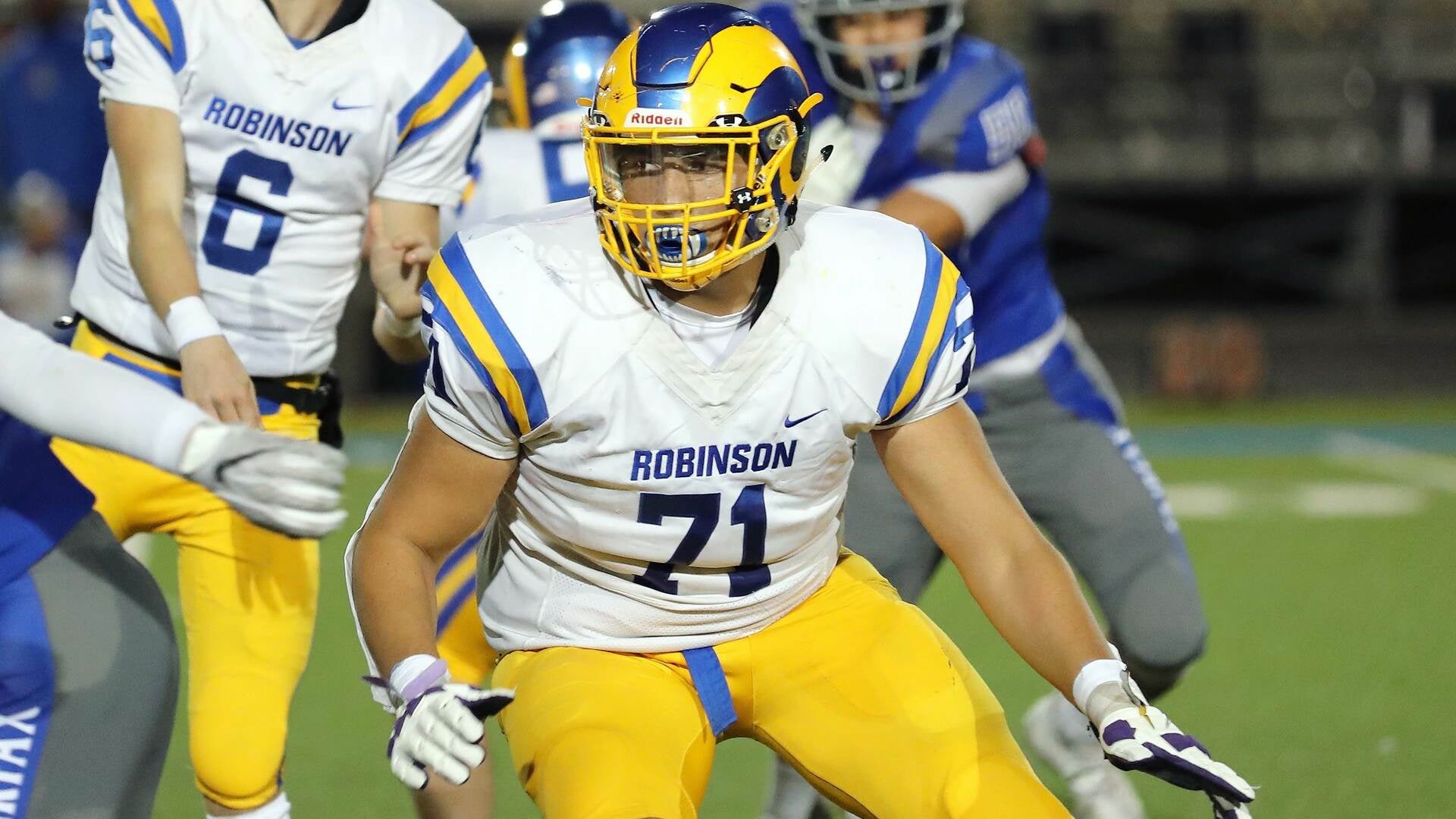 5-star offensive tackle Tristan Leigh - 2019 Highlights