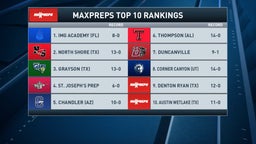 Top 25 High School Football Rankings // Week 20