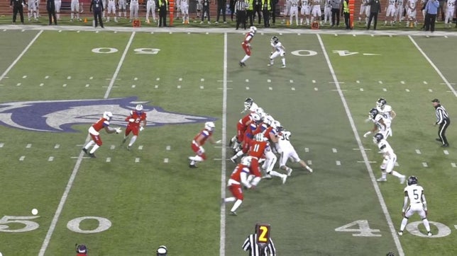 Myles Purchase of Cherry Creek (Greenwood Village) is the 2020 MaxPreps Colorado High School Football Player of the Year.