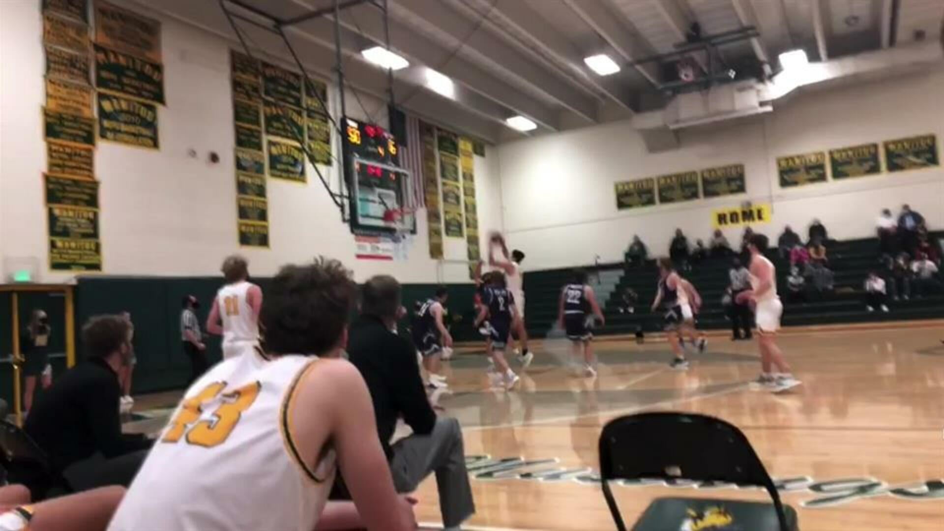 John Maynard Rips down Vicious Dunk Over Rye