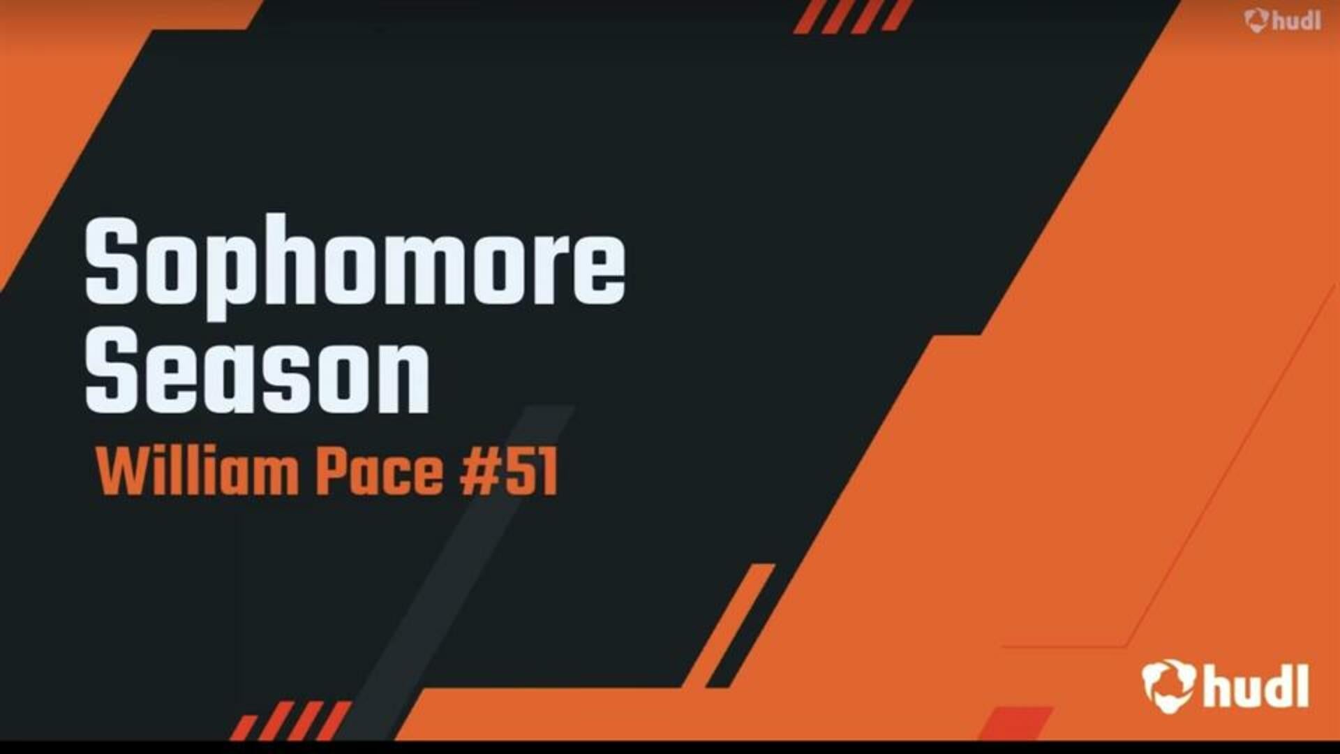 William Pace Sophomore DT 5-10 205