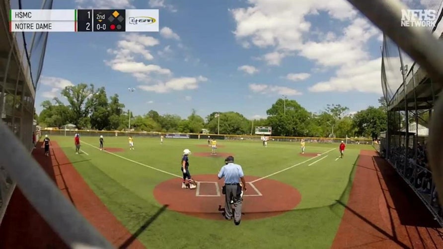 LSU commit, and No. 1 softball player in the Class of 22 went yard as Notre Dame won the 2019 LHSAA Div III Softball Championships