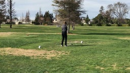 Emma Toale teeing off