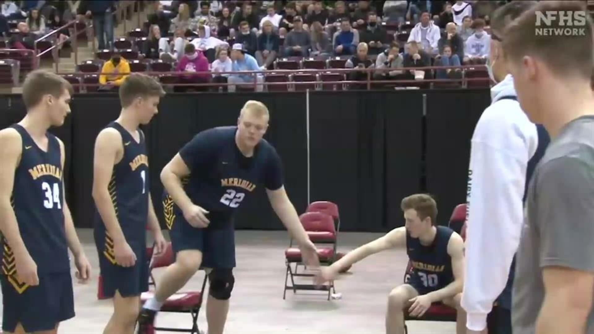 6-foot-10 Brody Rowbury leads Meridian to state title