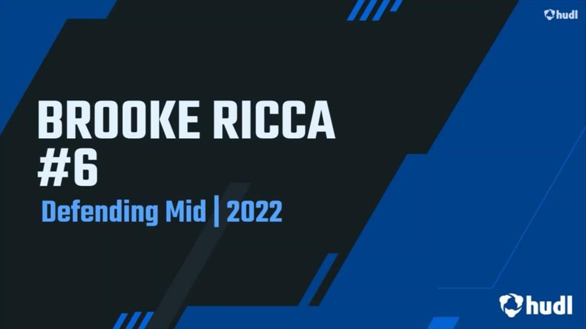 Brooke Ricca | 2022 | STA #6