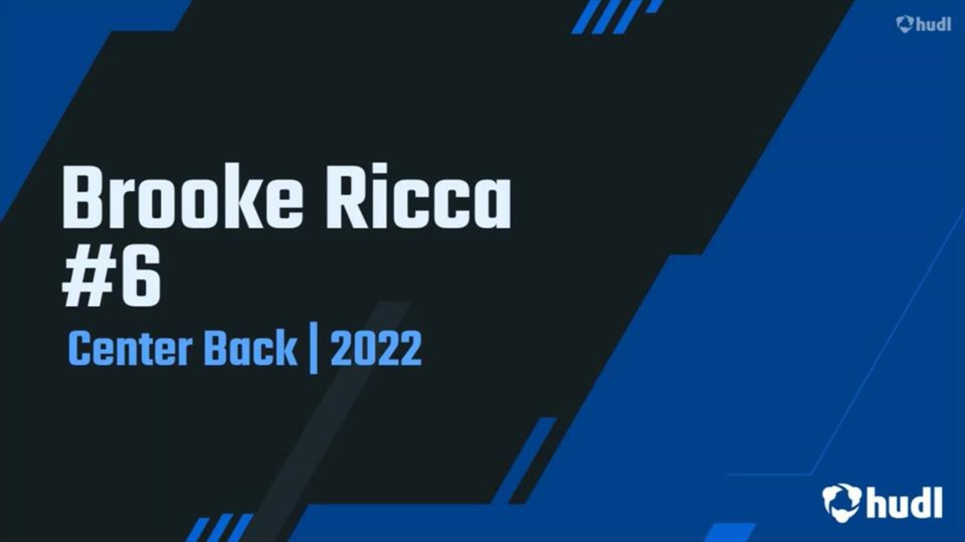 Brooke Ricca #6 | 2022