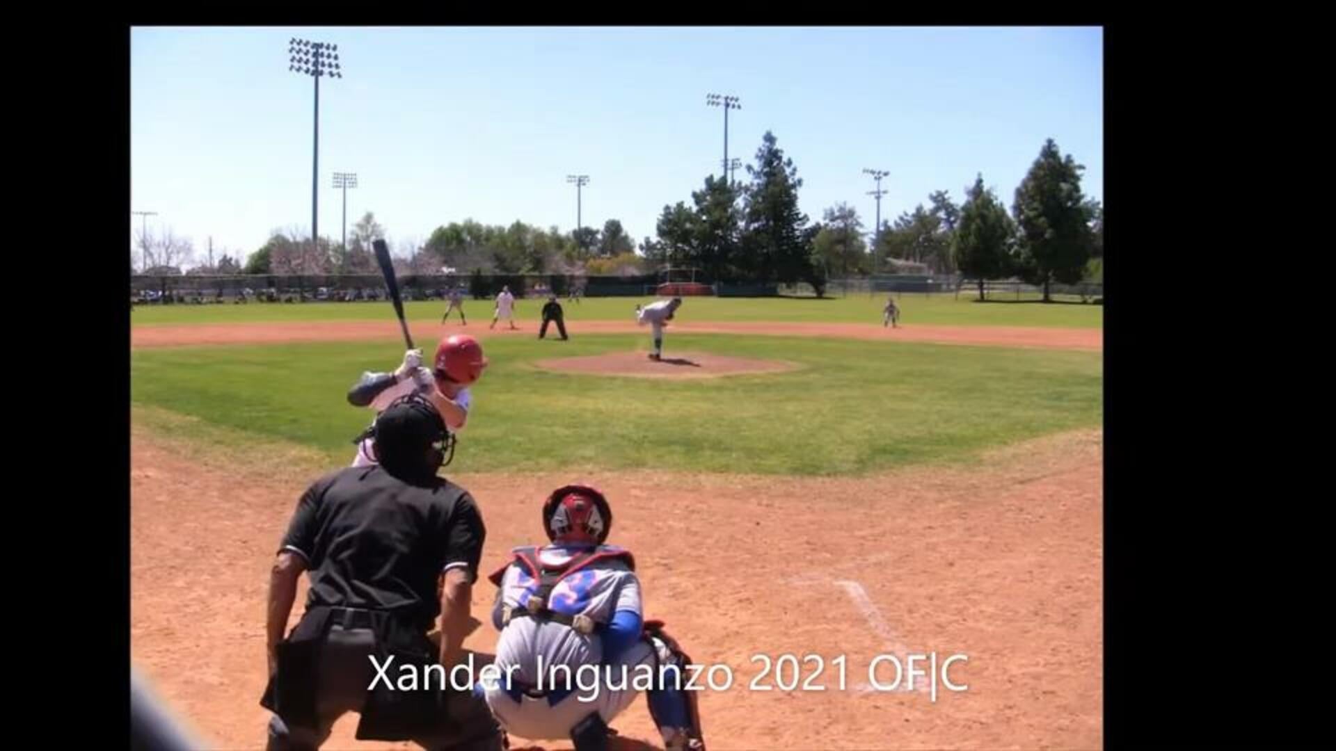 Xander Inguanzo 2021 OF 2 for 2