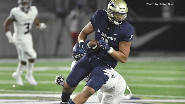 DJ Uiagalelei's brother Matayo is one to watch in the Class of 2023. He is 6-foot-5, 260 pounds and can play TE and DE.