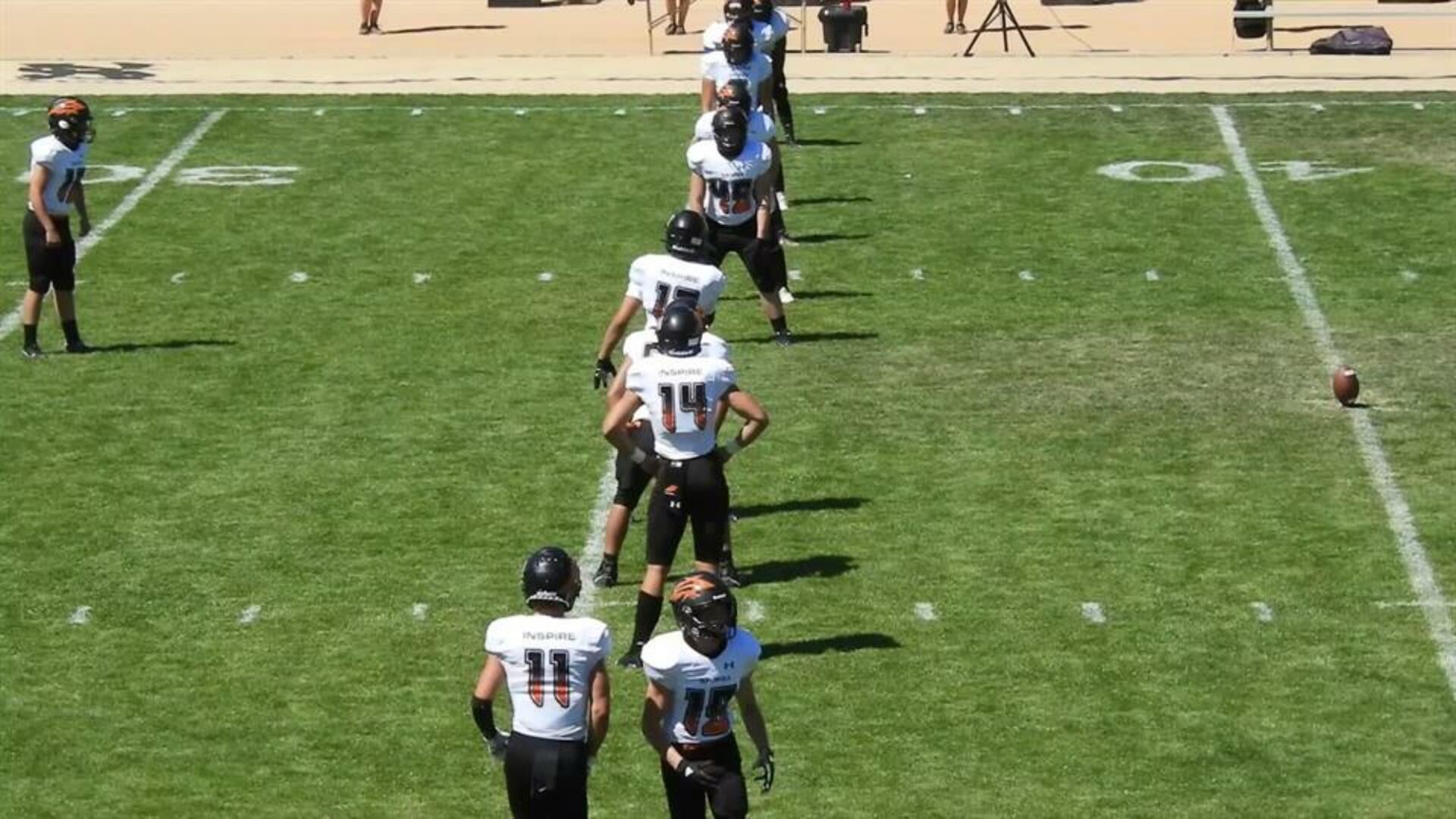 James blocking on Special Teams