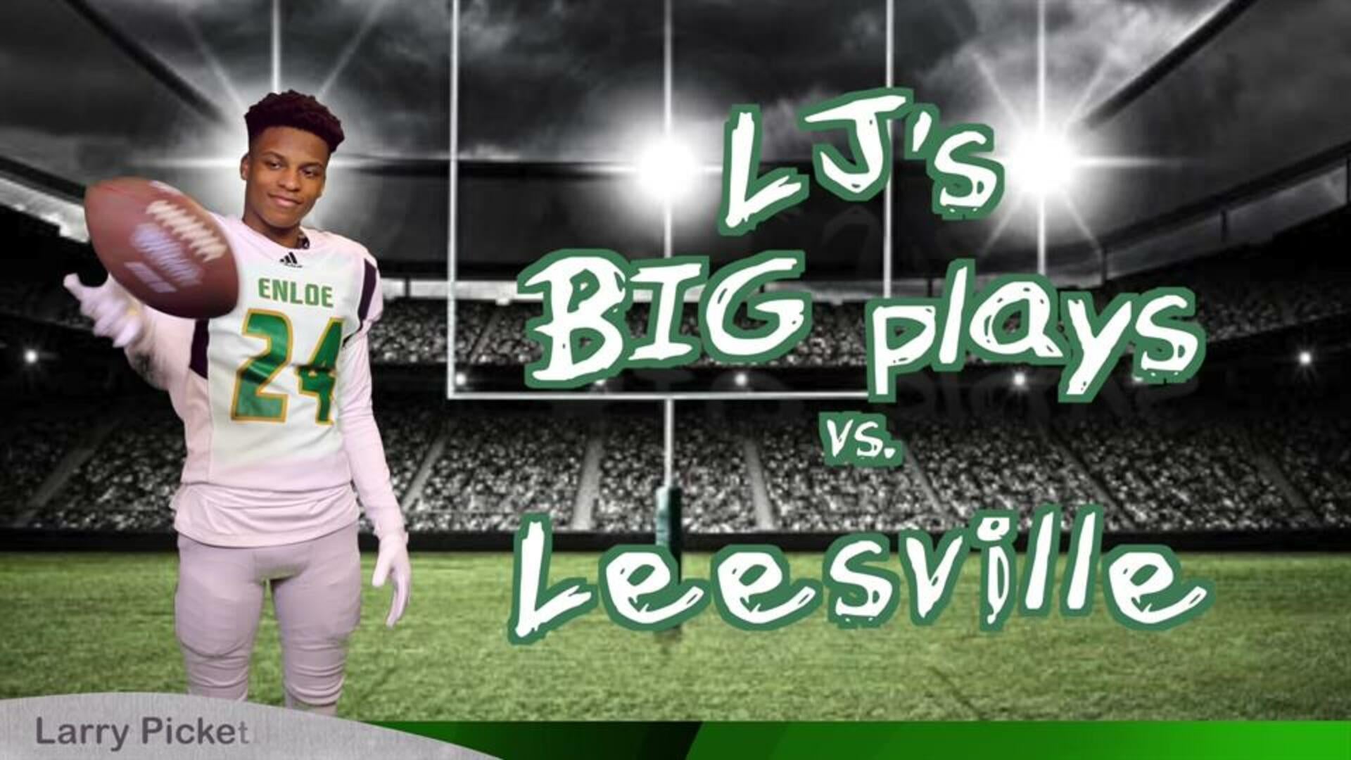 11 tackles! Larry Pickett Jr leads the team and Conference in tackles!