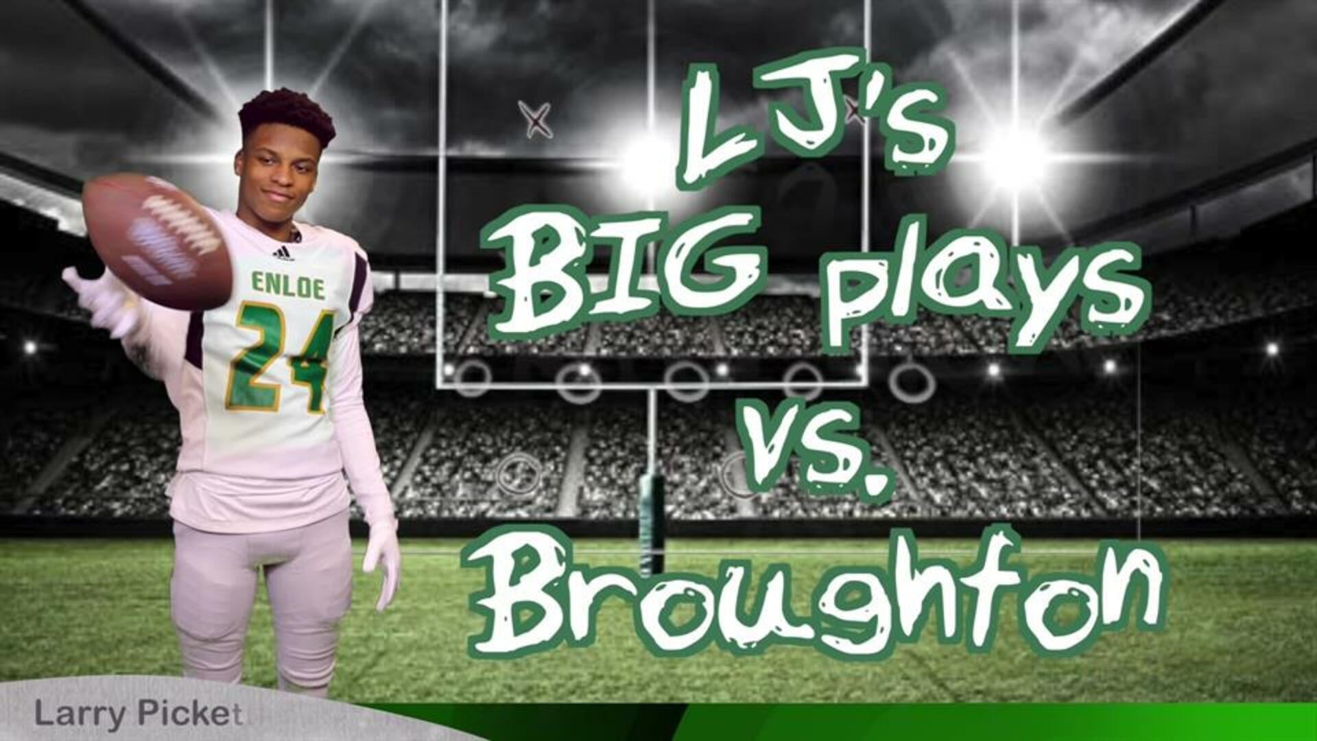 Larry Pickett, Jr. gets another INT with 27 Yard return and more tackles added to his stats