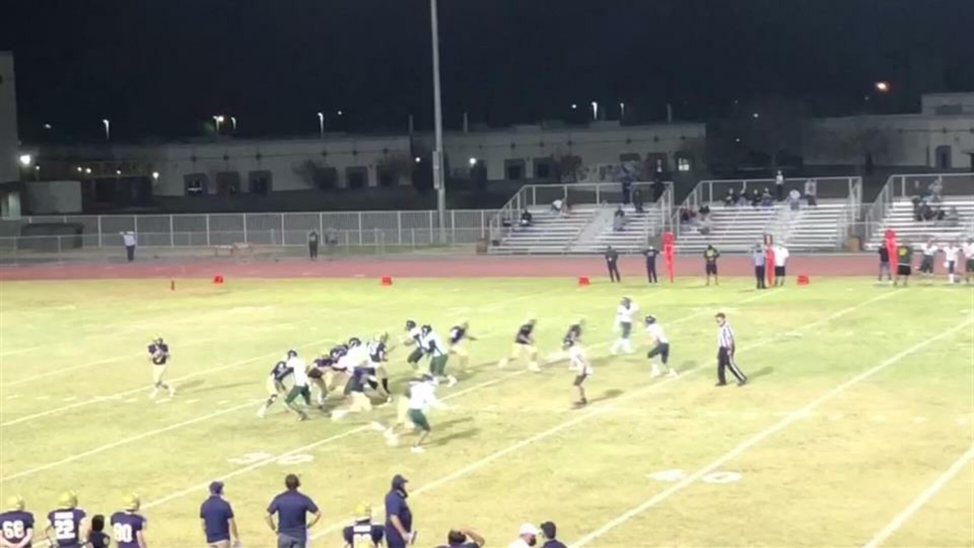 Diego Elorduy 75 yd TD pass to Noe Saenz