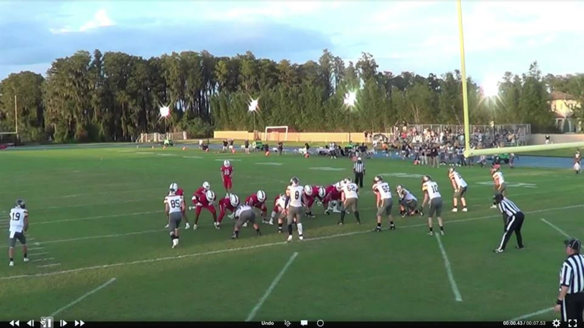 Oliver Cowin Kicking Trinity Prep