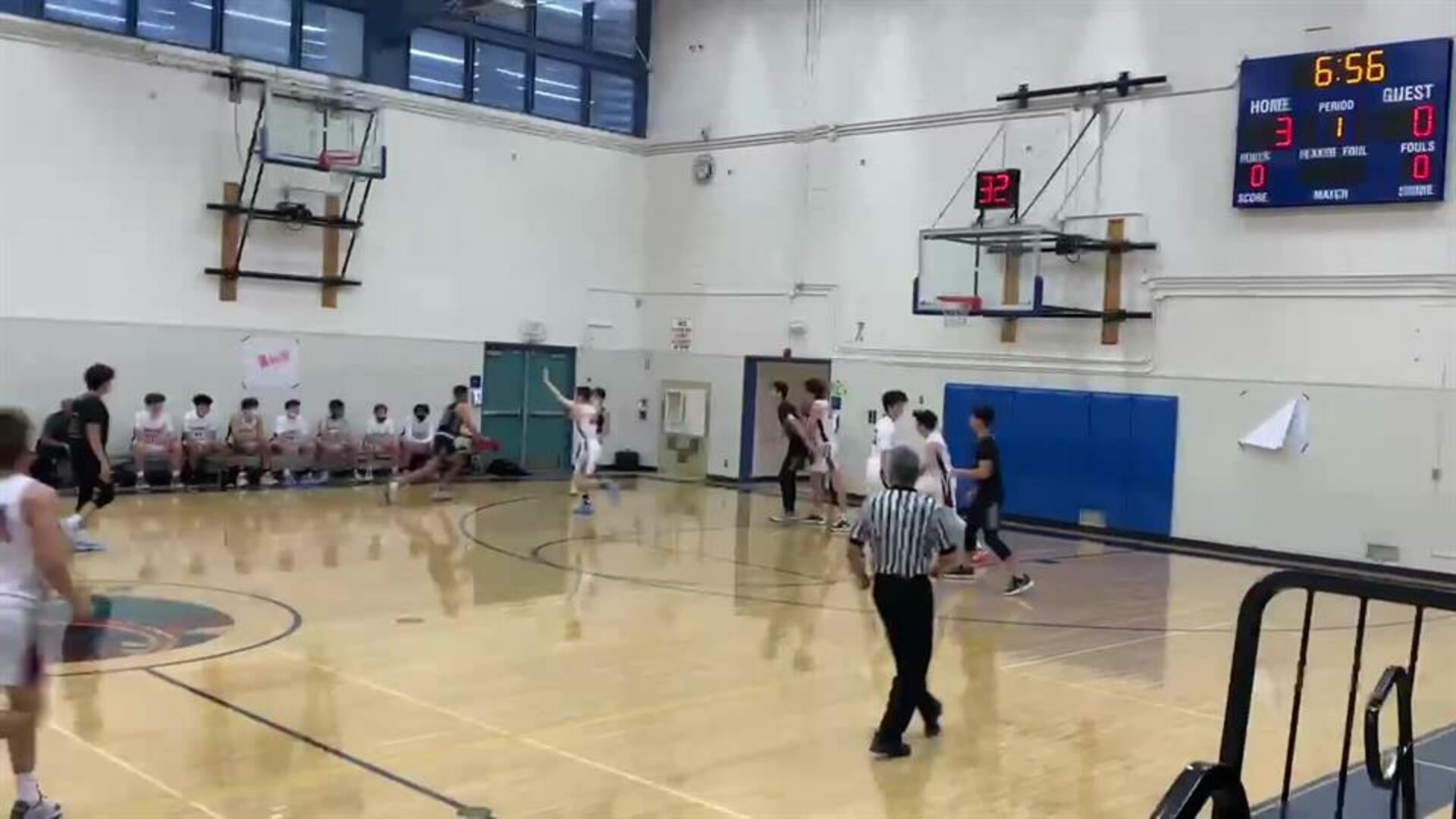 Shawn Tuano Varsity Game Against Foothill Tech.