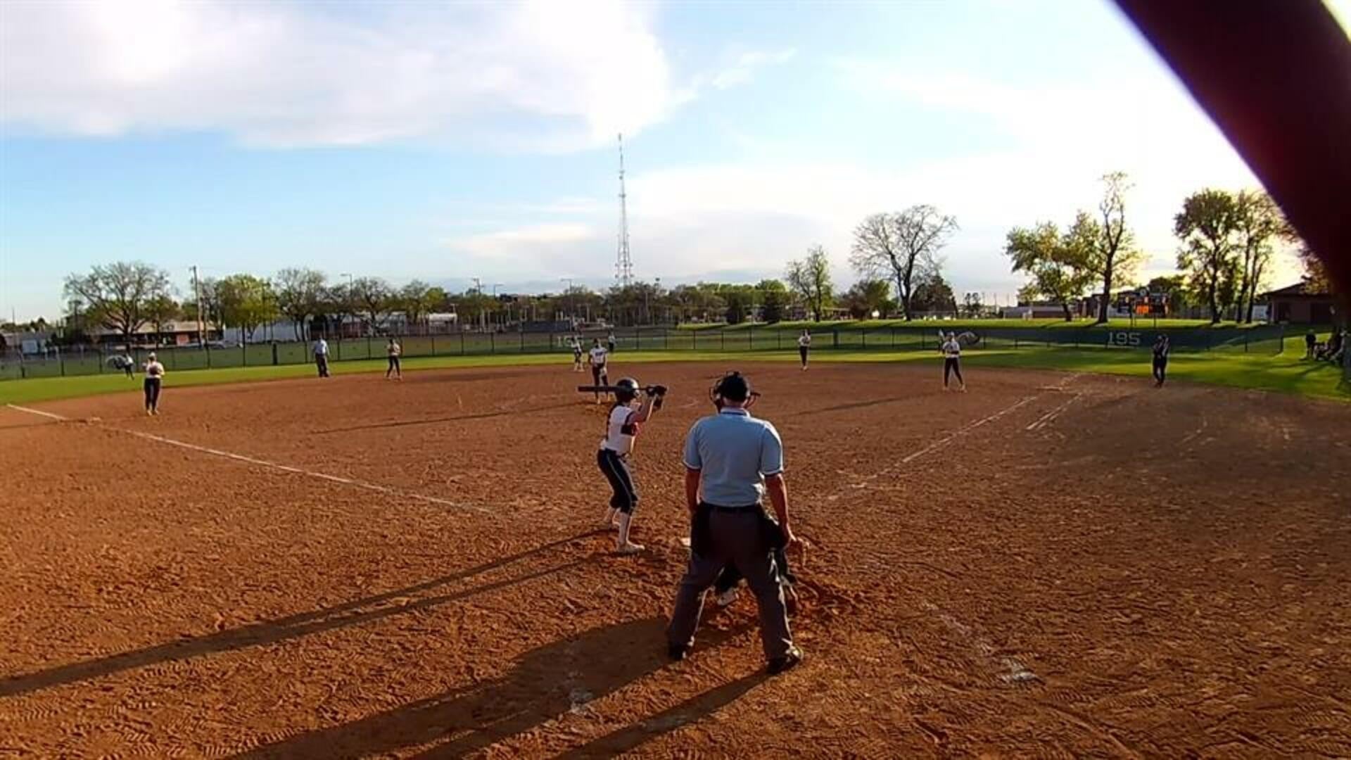 #23 Hannah Hull C/3B goes deep over the center field fence!