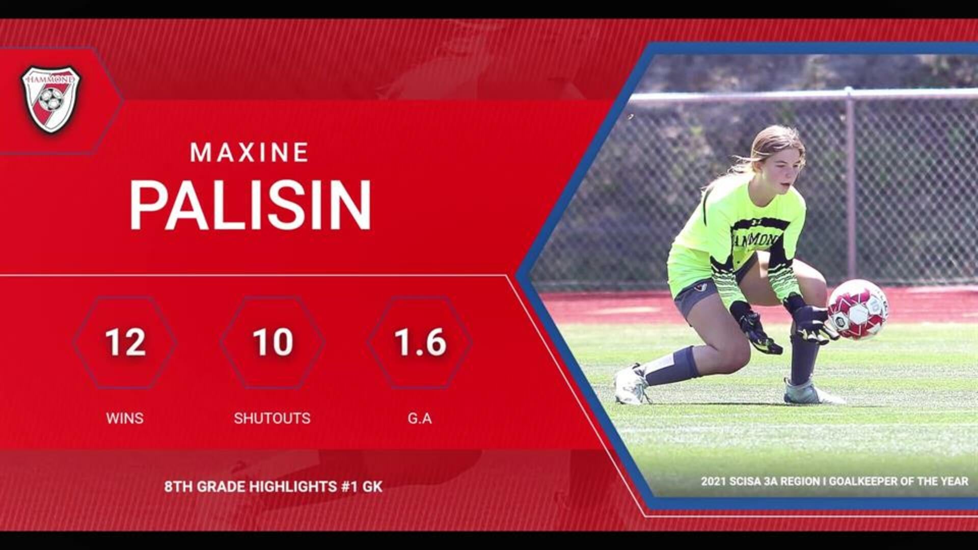Maxine Palisin 8th Grade Highlights