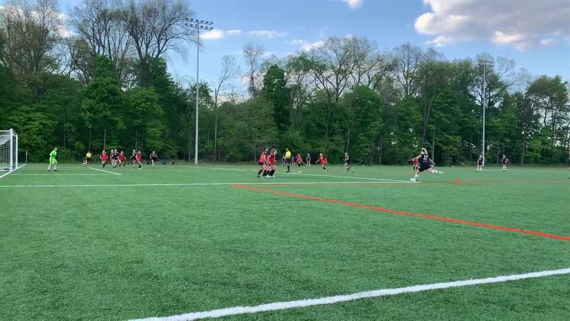 Noelle Hooper HCS ‘22 free kick goal 5/14/21