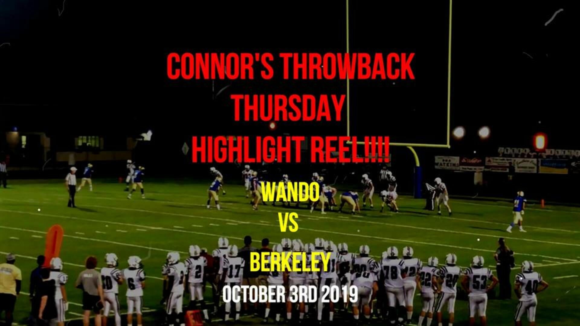 Connor Theriault's Throwback Thursday!