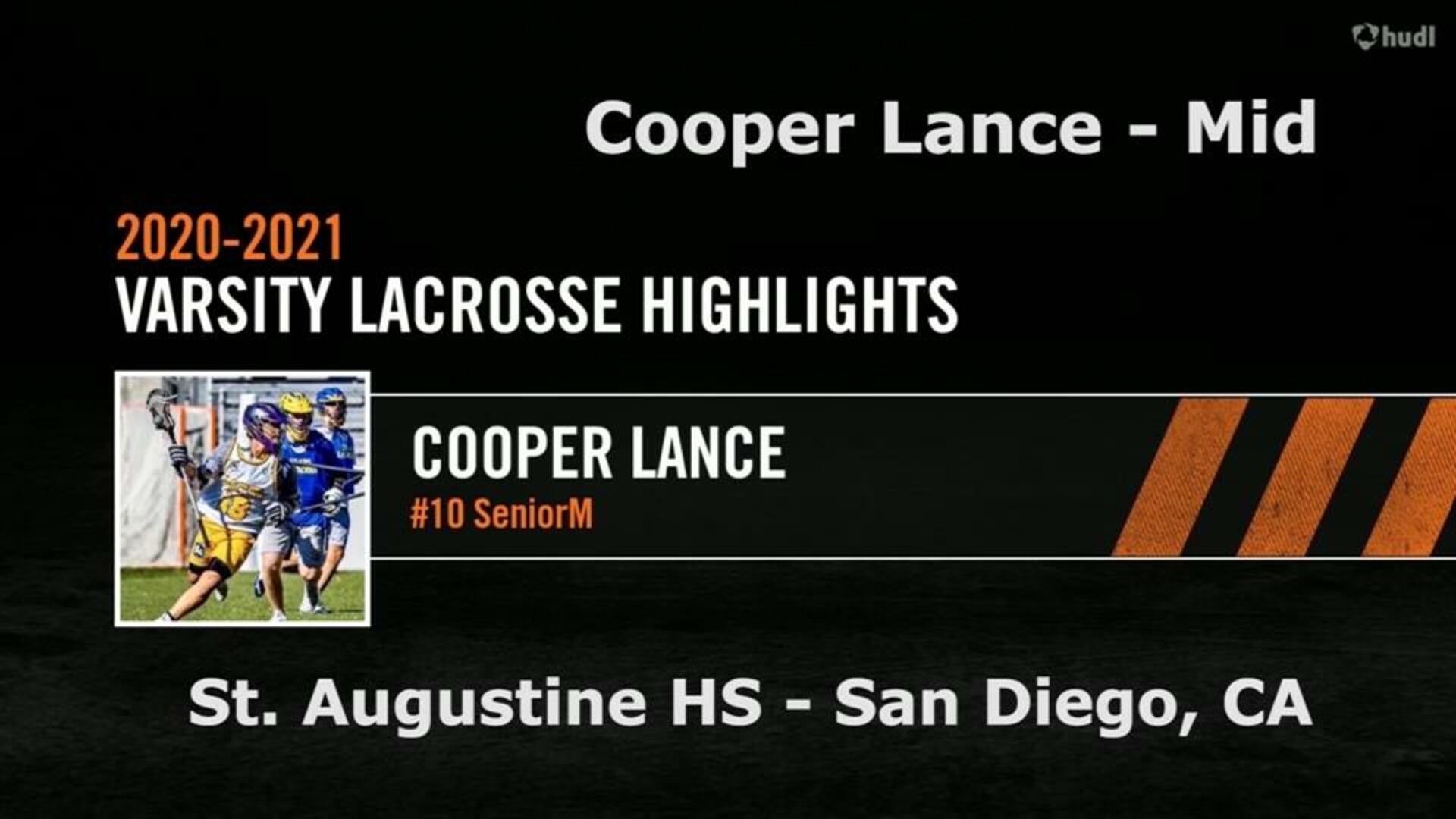 Cooper Lance: Top Sr HS Lax Highlights/2021 Reg Season & Playoffs