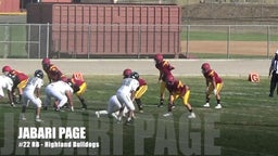 Jabari Page Highlights Vs Palmdale High