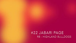 Jabari Page Highlights vs Knight High
