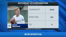 USC commit Devin Brown leads No. 24 Corner Canyon to 72-21 win in season opener