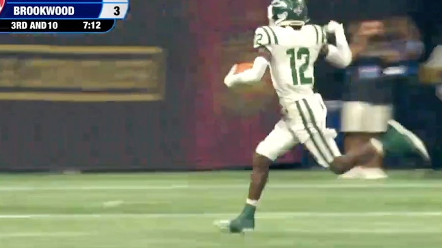 Travis Hunter of Collins Hill hauled in 13 catches for 232 yards, and 2 TDs in week 1. He also threw a 28-yard TD pass, had 1 INT and had 40-yard score called back for an ineligible man down field.