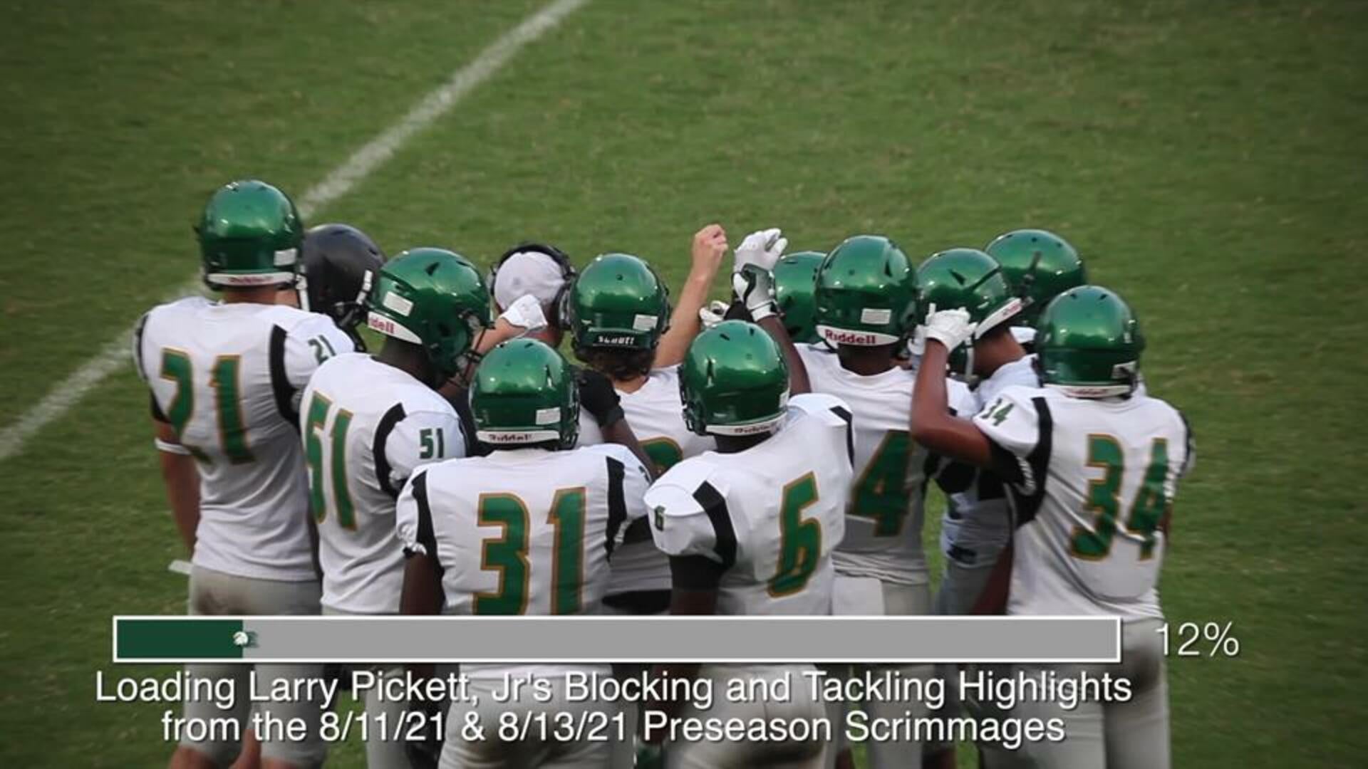 Larry Pickett, Jr - Scrimmage Highlights