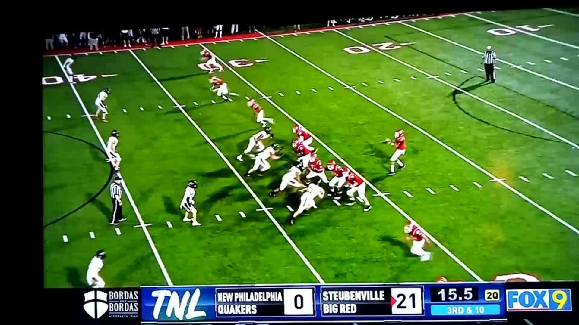 Jones 67yd TD Reception