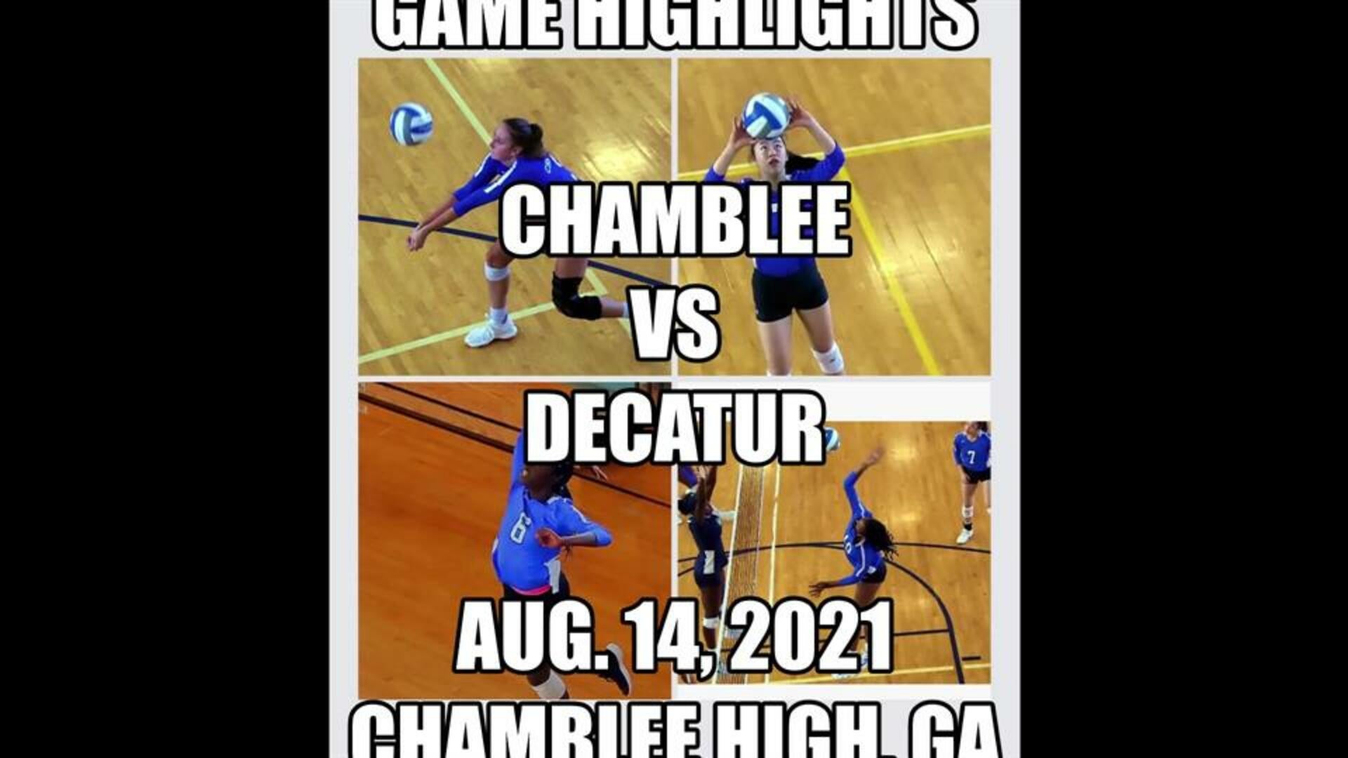 20210814 Chamblee vs Decatur Game Highlights