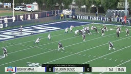 HIGHLIGHTS: No. 3 St. John Bosco beats Bishop Amat 47-7